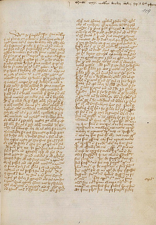 Abbildung von S. 109r des genannten Kodex